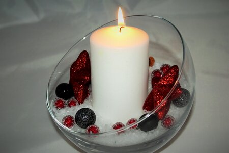 Light christmas time flame