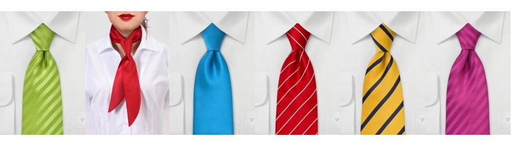 Women's ties stripe ties men's fashion