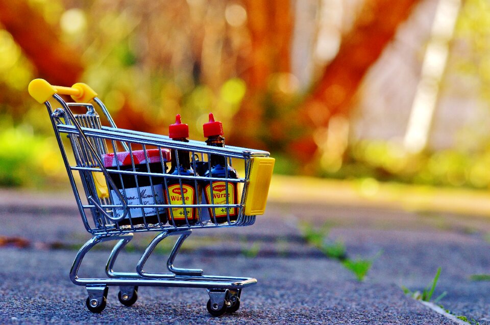 Candy trolley shopping list