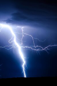 Thunderbolt thunder storm photo