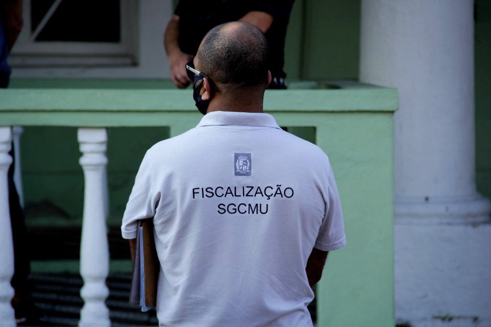 09.08.2020 - Fiscalização do lockdown Foto: Rodrigo Chagas