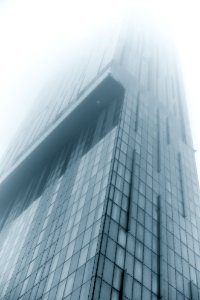 Beetham Tower in the Fog