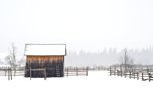 Shelter storage farmland