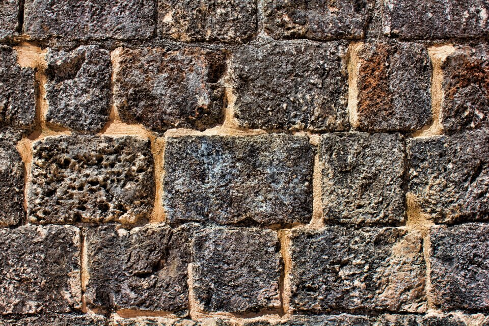 Texture stone wall bricked
