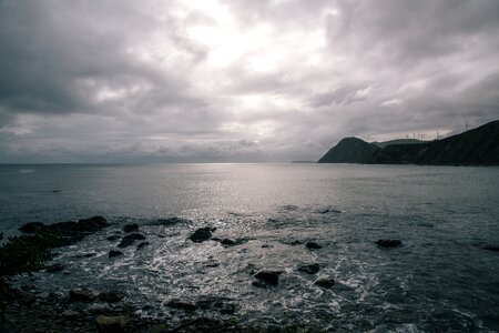 Ocean sea grey