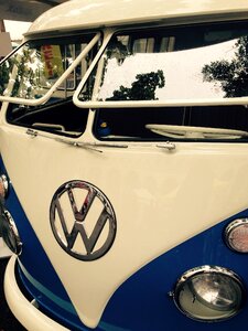 Volkswagen camping bus camper photo