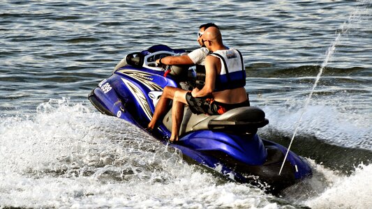 Personal watercraft water sports ocean