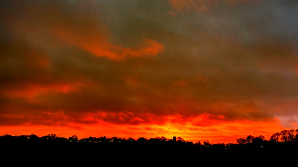 Fiery the Angels rose