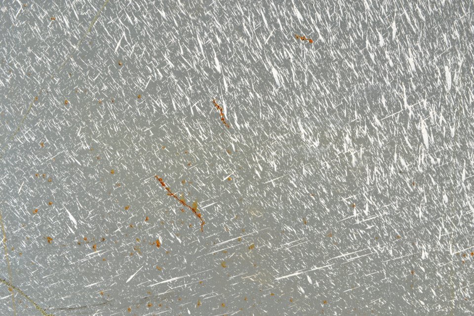 Sheet with stains