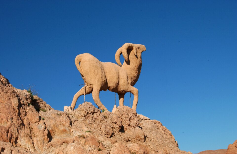 Statue goat tourism