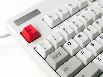 Escape red gray