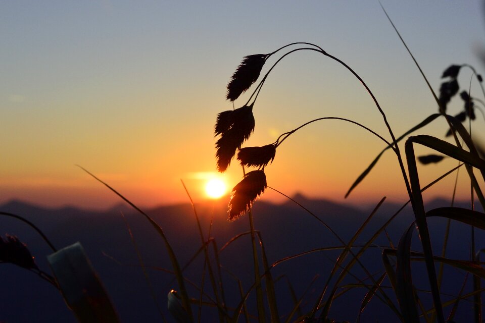 Morgenrot mountain nature