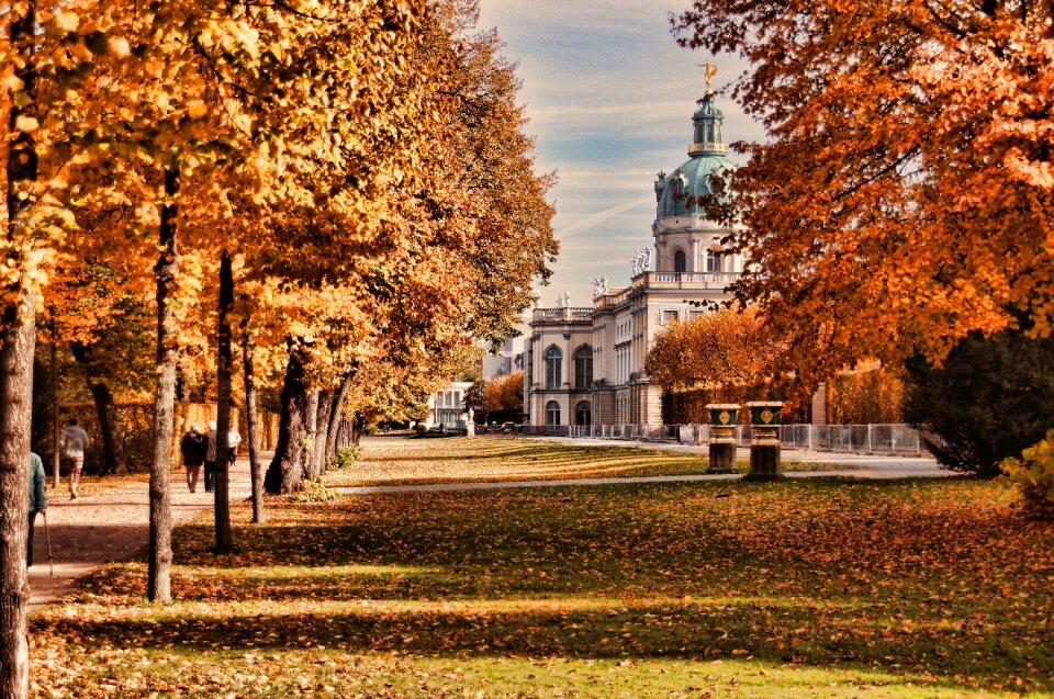 Autumn schlossgarten castle