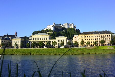 Historic center salzach downtown photo