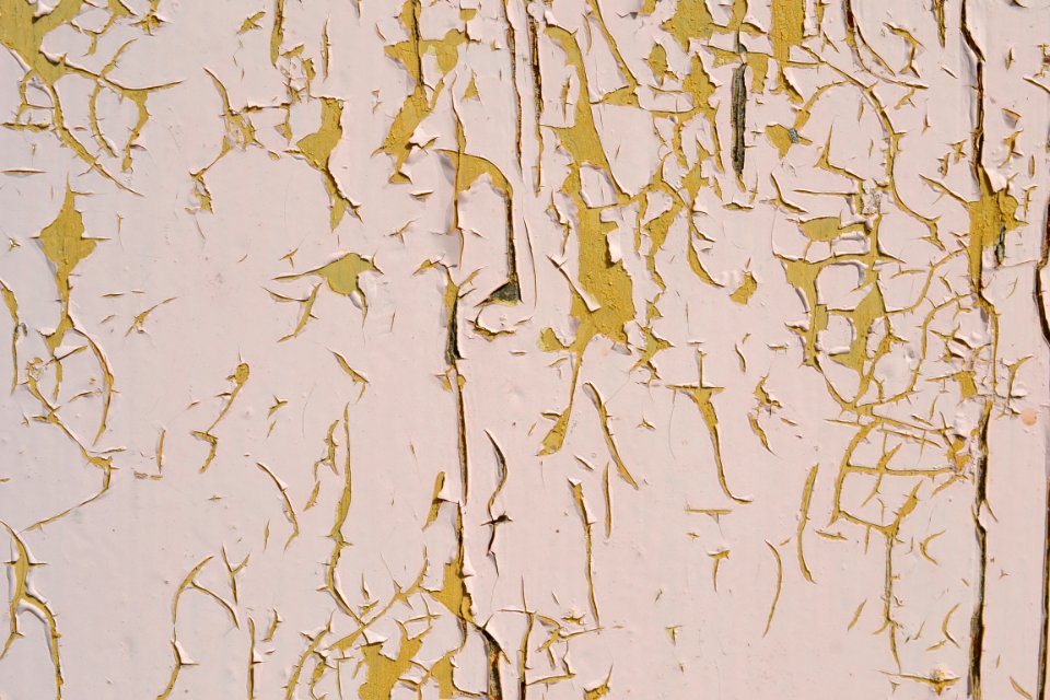 Cracked paint
