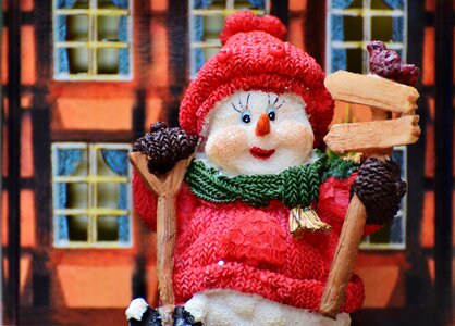 Snow snowmen wintry