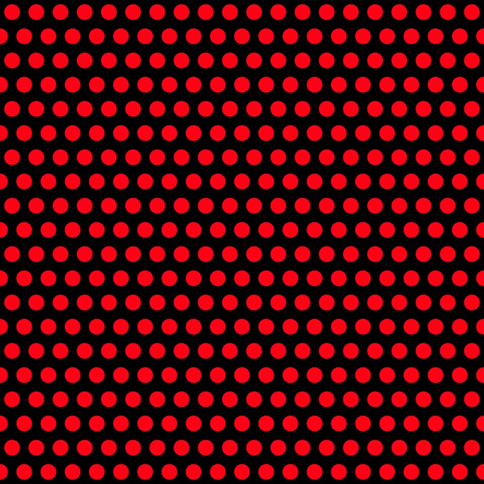 Template with circles