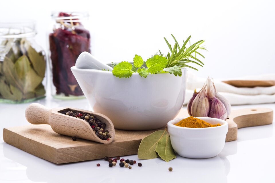 Kitchen cutting board cooking photo