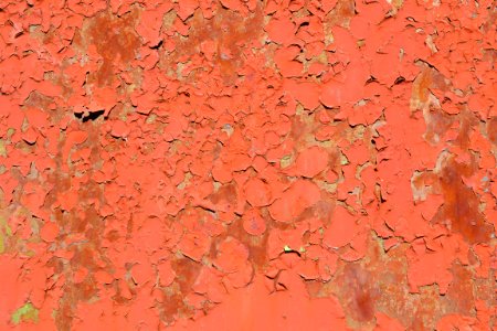 sheet with rust stains