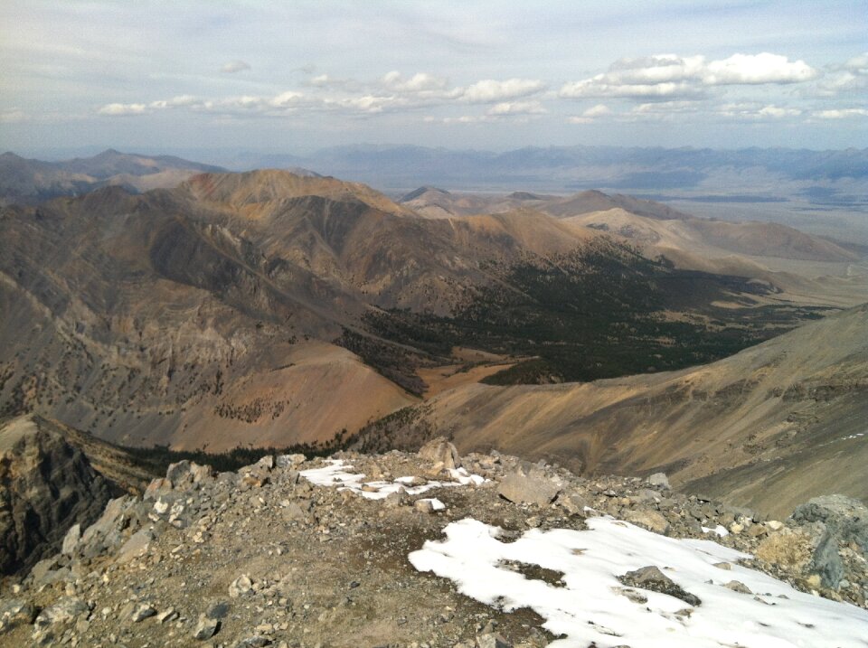 Mountains sand view