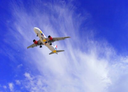 Airport take-off flight