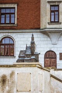 Square after the parish church the old town poland