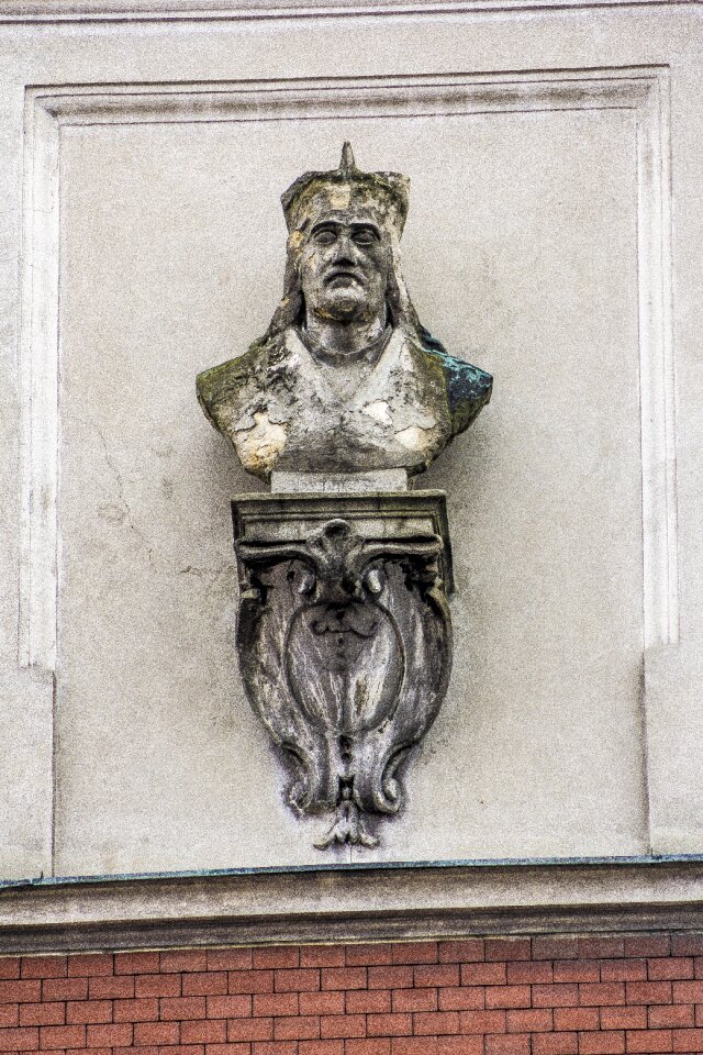 The old town poland monument