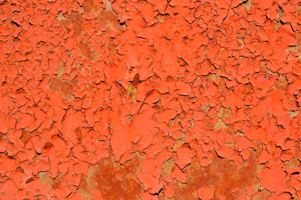 sheet with rust stains