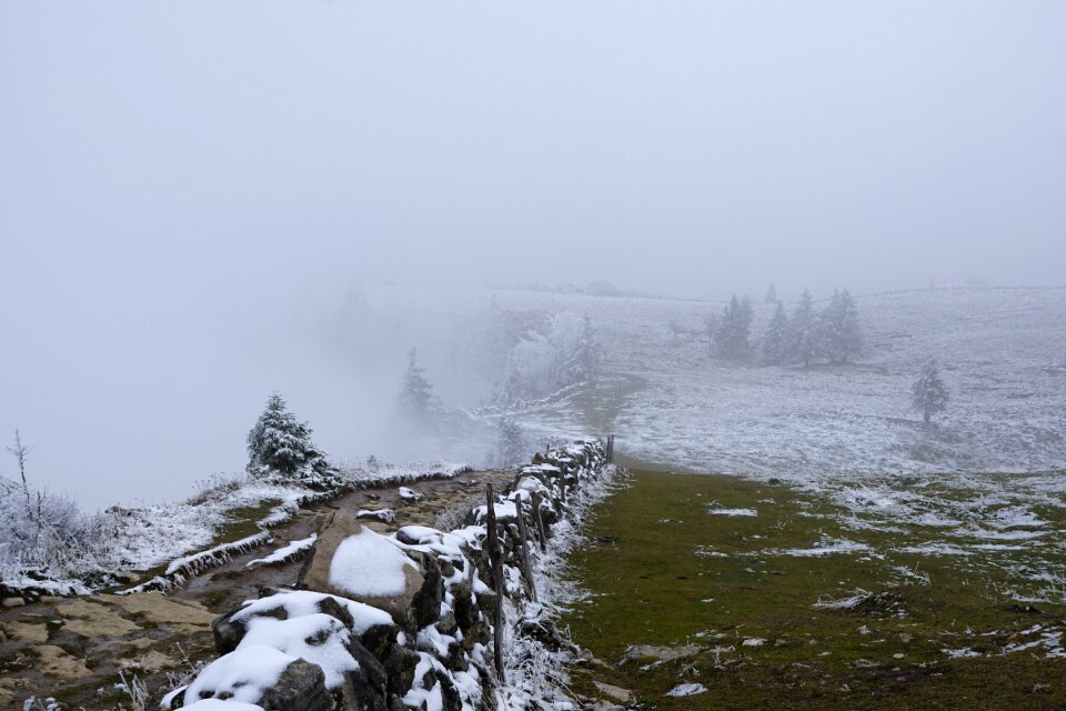 Switzerland jura fog