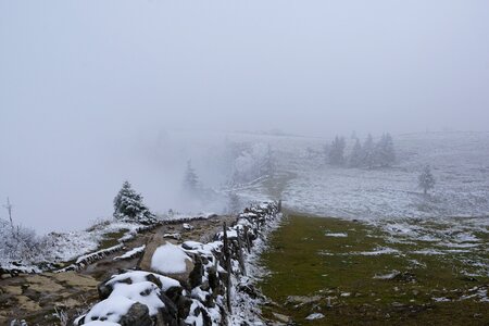 Switzerland jura fog photo