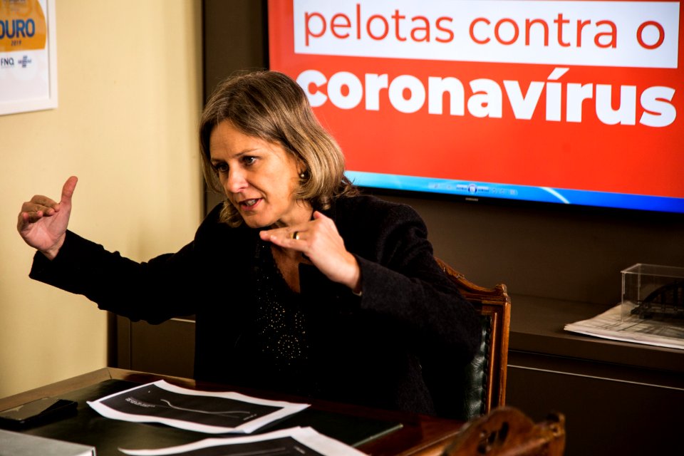 16.04.2020 - Prefeita Paula Mascarenhas realiza coletiva de imprensa - Foto: Gustavo Vara