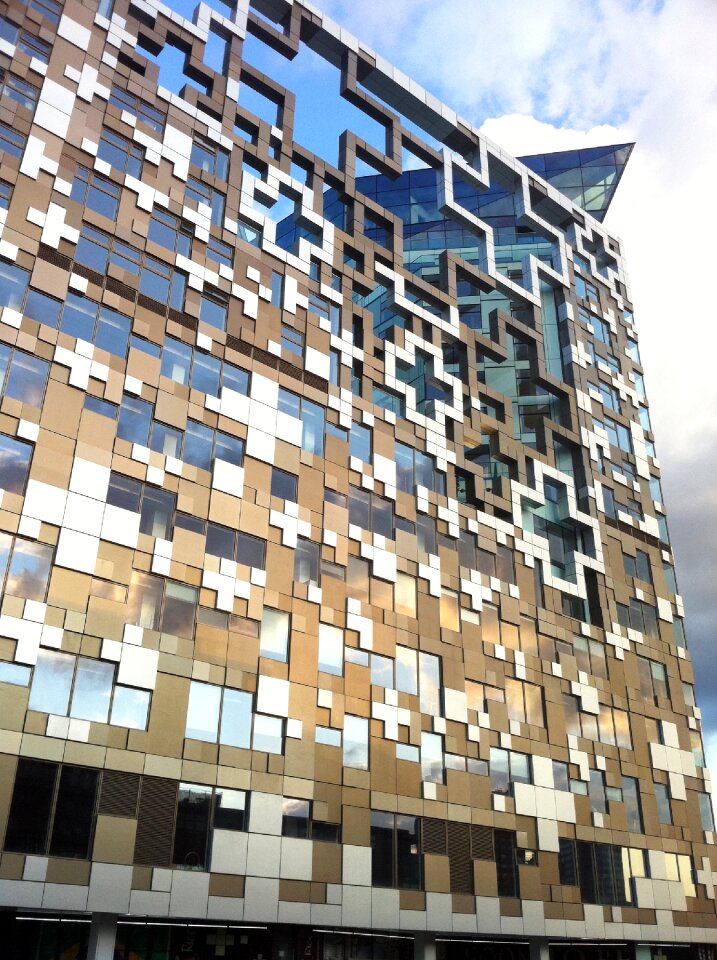Facade design business building