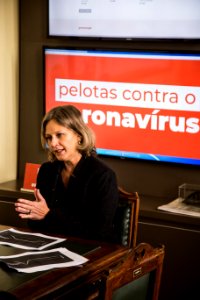 16.04.2020 - Prefeita Paula Mascarenhas realiza coletiva de imprensa - Foto: Gustavo Vara