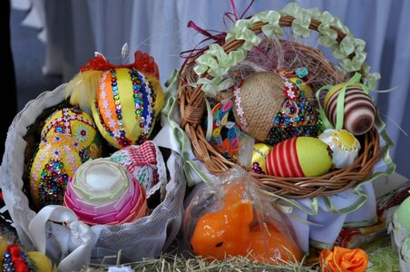 Easter handicraft basket