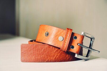 Leather belt fashion photo