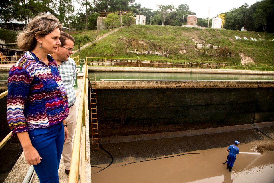 31.03.2020 - Prefeita Paula Mascarenhas realiza visita na Barragem Santa Bárbara - Foto: Gustavo Vara