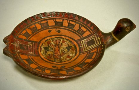 Protohistorical Inca dish, Met Museum NYC photo