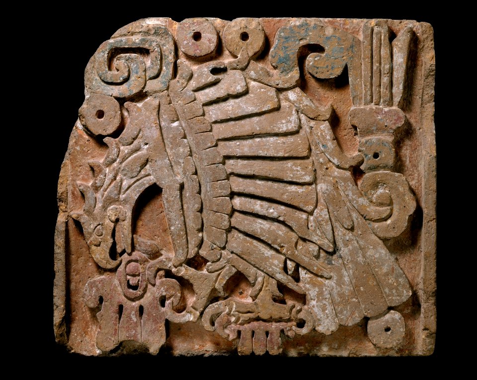 Toiltec eagle  at the Met, 10th–13th century AD, northern Vera Cruz state