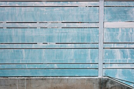 Fence texture blue wall