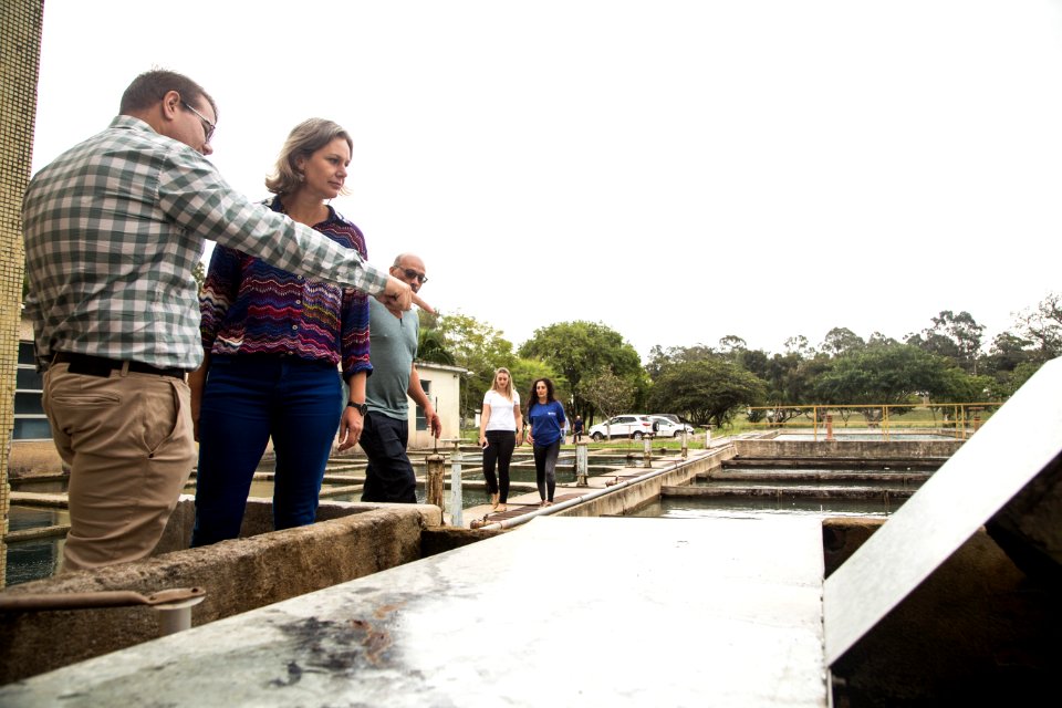 31.03.2020 - Prefeita Paula Mascarenhas realiza visita na Barragem Santa Bárbara - Foto: Gustavo Vara