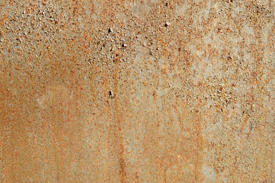 sheet with rusted surface