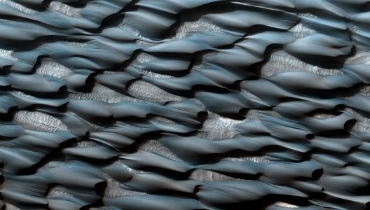 Dunes in Abalos Undae, Mars