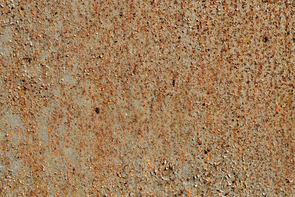 sheet with rusted surface