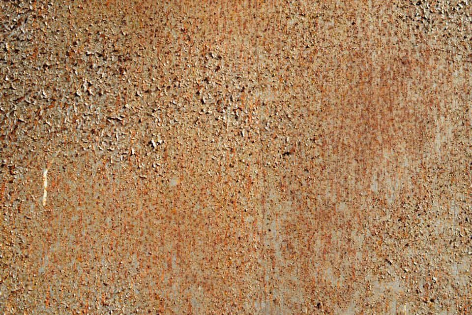 sheet with rusted surface