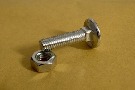 M10 screw and nut photo