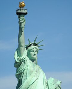 Usa big apple statue photo