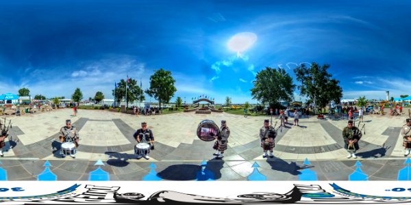 360° Photo - U.S. Customs and Border Protection Pipes and Drums