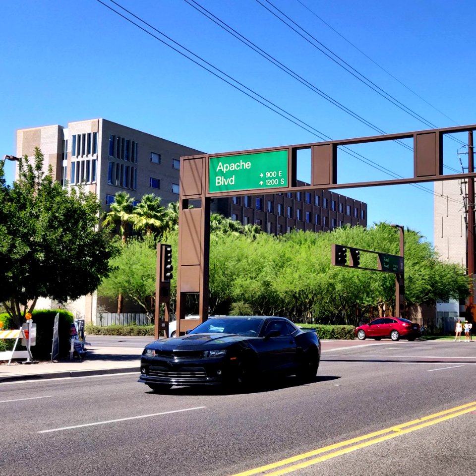 Tempe is a city just east of Phoenix, in Arizona