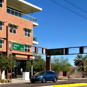 Tempe is a city just east of Phoenix, in Arizona