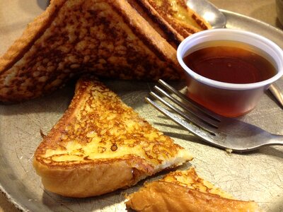 Food bread fork photo